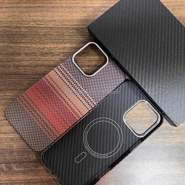 New Texture High Quality Real Aramid Fiber Case for Sun 16/pro/16pro Max/16plus Mobile Phone case