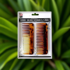Pettine Piatto Color Ambra 19929 per la Cura dei Capelli - Product Image 2