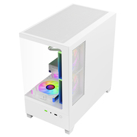 AntarcChill New Design White Gaming Pc Case Micro ATX Gamer Cabinet PC Computer Case Towers for Desktop USB3.0