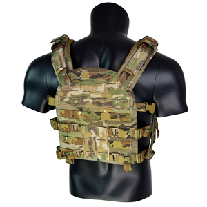 Israëlische ES-K1226 stijl V-vormige plaatdrager tactisch vest met snelontkoppelingsmolle systeem, chaleco tactico MC camouflage 500D - Product Image 3