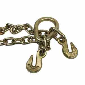 Großhandel 3/8 \ "Verzinkter Gesenk geschmiedeter Ösen haken A323/H323 Ketten hub Hebezeug Ösen haken Stahl legierung Zink für den industriellen Einsatz - Product Image 4