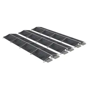 Photovoltaic Expert Solar Panel Ballast Mounting Aluminum Structure Flat Roof PV Brackets