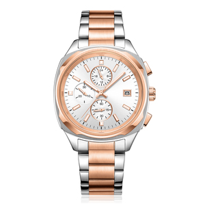 Montre de sport de luxe <span class=keywords><strong>pour</strong></span> homme, boîtier en acier inoxydable, résistante à l'eau 10 bars, aiguilles lumineuses, quartz, montre personnalisée, Reloj De Hombre - Product Image 6