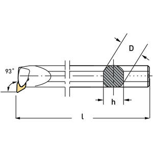 <b>Cutting</b> <b>Tools</b>, Turning and Milling <b>Tools</b>, 93 Internal Turning <b>Tool</b> - Product Image 1