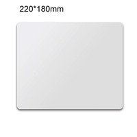 Tapis de Souris Ultra Fin en Aluminium Prix Usine, Tapis de Bureau Métallique Durable, Tapis de Souris à Contrôle Précis pour Apple MacBook et Bureau