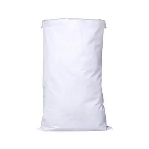 Vente en gros Sacs d'emballage Rce Grains personnalisés Sacs tissés en polypropylène PP blancs imprimés Tailles personnalisées