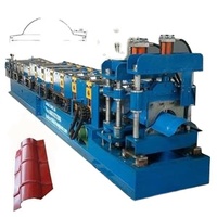 ZTRFM bon prix Afrique Kenya système de toiture toit en métal chapeau de faîtage formant la machine tuile de faîtage de toit en métal faisant la machine