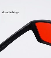 Lunettes de protection pour ordinateur avec logo de marque personnalisé, enveloppantes, en TR90, verres PC rouge orange, anti-lumière bleue, bloqueur de lumière bleue, protection des yeux, lunettes de sommeil