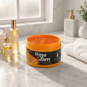 Shine Jam Gel Coiffant Hydratant et Conditionnant à Tenue Forte 16 oz pour <span class=keywords><strong>Dreadlocks</strong></span> et Tresses - Texturisant et Lissant - Vente en Gros pour Coiffure - Product Image 5
