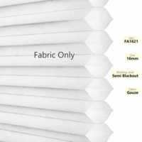 Tissu pour stores alvéolaires semi-occultants en non-tissé spunlace imperméable de 16 mm sur mesure