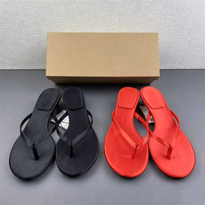 Eleganti Sandali con Tacco a Rocchetto e Cinturini Sottili in Raso, Scarpe Sexy Rosse e Nere per Feste Estive e Serate - Product Image 5