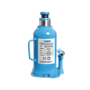 Gato de botella portátil Fervi 0062/20 con pistón hidráulico, capacidad de 20 toneladas - Product Image 1
