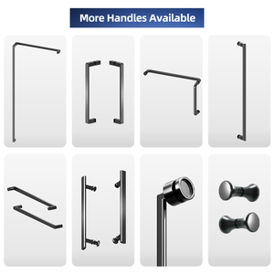 <span class=keywords><strong>Porte</strong></span> de douche en verre trempé pour <span class=keywords><strong>baignoire</strong></span> <span class=keywords><strong>avec</strong></span> cadre en acier inoxydable doré, ensemble de quincaillerie coulissante et charnières pour l'enclos de salle de bain d'hôtel - Product Image 4