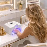 Lampe de séchage pour ongles en gel, capteur automatique, double zone, lampe UV LED pour ongles