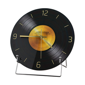 Modern Adjustable Analog Tabletop Glass Clock <strong>Retro</strong> Home <strong>Decor</strong> Desktop Ornament Living Room Office Light Luxury Decoration - Product Image 5