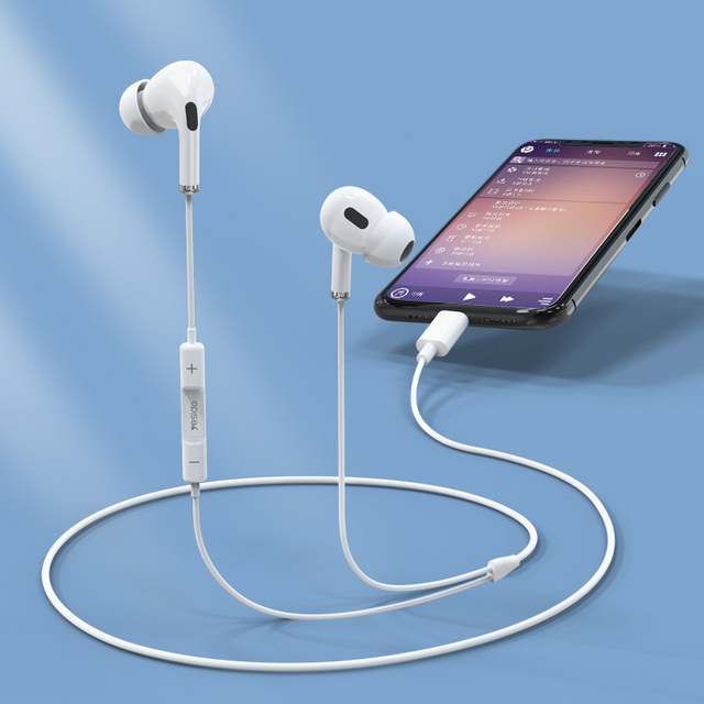 YH35 YESIDO Drop Shopping Stereo Noise Cancelling Handfree Headphone Type c Universal Earphone