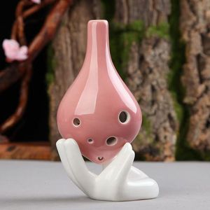 Juguete Educativo para Niños, Ocarina de Cerámica de 6 y 12 Orificios, <span class=keywords><strong>Flauta</strong></span> Ocarina, <span class=keywords><strong>Instrumento</strong></span> Musical - Product Image 6