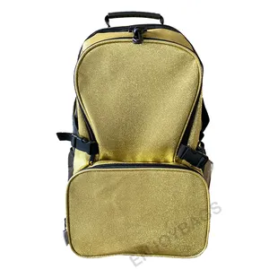 Groothandel Custom Gouden Meisjes Cheerleading Glitter Tas Rugzak