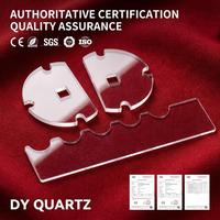 Placa de Vidrio de Cuarzo Transparente, Disco de Vidrio Mecanizado por CNC, Muestras de Prueba, Lámina de Vidrio de Cuarzo, Servicio de Corte y Procesamiento