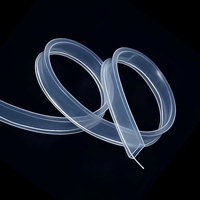 Manchon en silicone flexible haute transparence sans couture pour bande LED