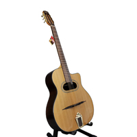 Aiersi Brand Handmade ArchTop Grande Bouche Django Gypsy Guitar Vintaqe Bluegrass String Instruments for Sale