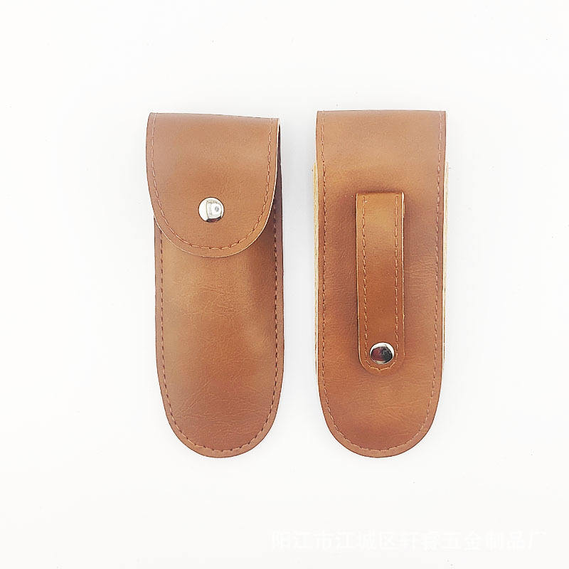 บรรจุภัณฑ์เคสหนังสีน้ำตาล