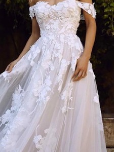 Nuovo abito <span class=keywords><strong>da</strong></span> <span class=keywords><strong>cerimonia</strong></span> illusione gonna a spalle scoperte principessa gonna galleggiante in garza tubo ultimo piano gonna <span class=keywords><strong>da</strong></span> sposa <span class=keywords><strong>da</strong></span> donna - Product Image 6