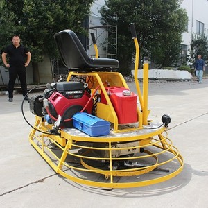 Dynomach sàn bê tông cưỡi trowel xăng máy hoàn thiện đôi đĩa cầm tay đánh bóng động cơ 2400W hiệu quả cao - Product Image 3