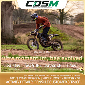 Moto électrique tout-terrain pour adultes Ultra Bee 2, vitesse maximale de 80 km/h, batterie 74V 60Ah, moteur 24,5KW, modes multi-puissance - Product Image 5