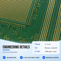 Mainboard Workstation AI Bare PCB-Multilayer Custom PCB ENIG Surface Finish Ukuran 350x400mm untuk Perakitan Sistem Server Multi GPU