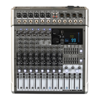 Console de mixage professionnelle HERO8 avec 8 entrées ligne, 6 canaux micro, 2 bus de groupe, 3 envois AUX et carte son USB