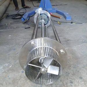 Industrial high speed emulsifier homogenizer with stainless steel rotor stator mixing assembly - Product Image 1