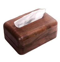 Boîte à mouchoirs en bois naturel rectangulaire gravée au laser, écologique, minimaliste, style nordique, distributeur de serviettes décoratif pour la maison