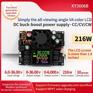 Régulateur de puissance CC réglable 3e génération XY3606B 216W 6A, module Buck Boost CC CV pour usage en laboratoire et charge de batteries - Product Image 5