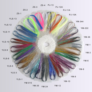 Assortiment de guirlandes plates scintillantes en cristal pour la pêche à la mouche, matériel pour attacher des appâts - Product Image 2