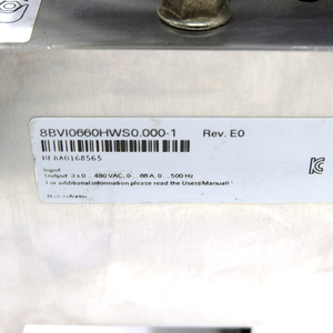 โมดูล B&R ของแท้ใหม่เอี่ยม รุ่น ACOPOSmulti Series 8BVI0660HWS0.000-1 สำหรับไดรฟ์และมอเตอร์ควบคุม - Product Image 1