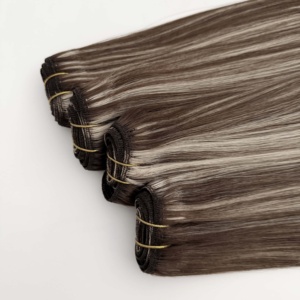 Extensiones de Cabello Humano Remy Europeo de Doble Trama, Extensiones de Cabello Humano Remy Divine en Cola de Caballo - Product Image 2