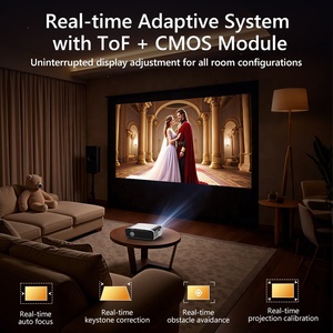 Nuevo <span class=keywords><strong>Proyector</strong></span> Inteligente Google con <span class=keywords><strong>Chromecast</strong></span> Integrado, 1550 ANSI, Enfoque TOF - Product Image 4