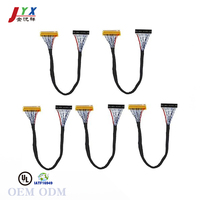 Panel LCD JYX OED/ODM 30 Pin 1280x1024 Tahan Lama Akurat Perbaikan Kabel LVDS untuk Perawatan Sepeda Motor & Mobil