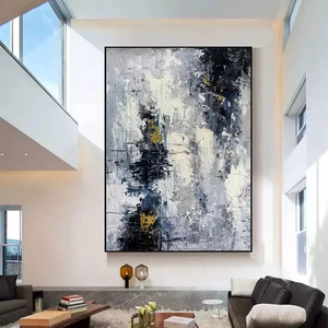 Pintura <span class=keywords><strong>a</strong></span> <span class=keywords><strong>Mano</strong></span>, Cuadros Hechos <span class=keywords><strong>a</strong></span> <span class=keywords><strong>Mano</strong></span>, Arte Mural Acrílico Grande, Lienzo al Óleo sobre Arte Abstracto, Pinturas Pintadas <span class=keywords><strong>a</strong></span> <span class=keywords><strong>Mano</strong></span>, Obras <span class=keywords><strong>de</strong></span> Arte - Product Image 1
