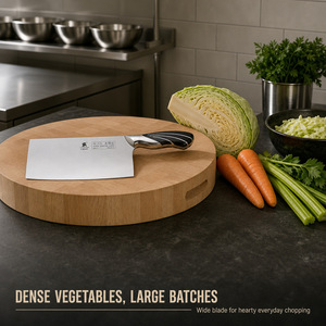 50cr15mov Stainless Steel Chinesisches <strong>Hackmesser</strong> Chinese Cleaver Knife Stainless Steel - Product Image 4