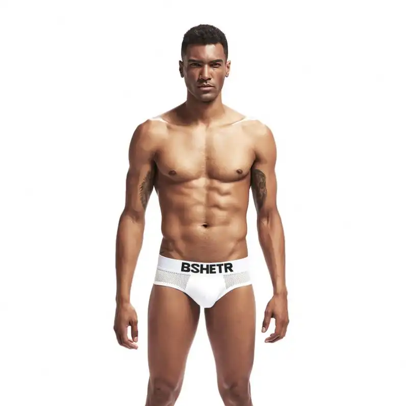 Neueste Neuheiten Produkte Triangle bequeme Stoff weiße Männer Boxershorts Unterwäsche Custom