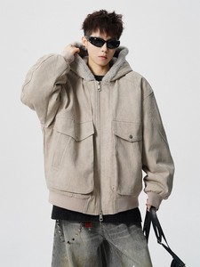 Abrigo Informal de Invierno para Hombre, Estilo Casual y Holgado, con Capucha, Estilo Retro, para Trabajar - Product Image 3