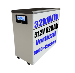 แบตเตอรี่ลิเธียมไอออนฟอสเฟต 51.2V 628Ah 32kWh สำหรับระบบพลังงานแสงอาทิตย์ภายในบ้านแบบออฟกริด พร้อมระบบจัดการแบตเตอรี่ (BMS) ความจุสูง อายุการใช้งานยาวนาน - Product Image 1
