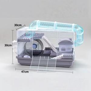 Tüm Set sıcak satış hamster kafes akrilik <span class=keywords><strong>pet</strong></span> Hamster dağ evi lüks hayvanlar kafes - Product Image 2