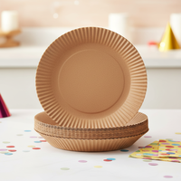 Papier sulfurisé rond jetable, imperméable et écologique, compatible four, pour friteuse à air et cuisson de gâteaux
