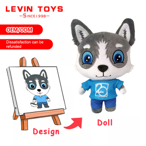 OEM ODM批发定制迷你尺寸动漫人物软毛绒早教角色扮演儿童玩具完美礼品 - Product Image 6