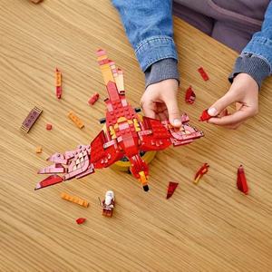 Compatibile con i mattoncini da costruzione Lego <span class=keywords><strong>Harry</strong></span> <span class=keywords><strong>Potter</strong></span> Phoenix Fawkes. Le ali possono muoversi. <span class=keywords><strong>Set</strong></span> di blocchi da costruzione per bambini come regalo. - Product Image 5