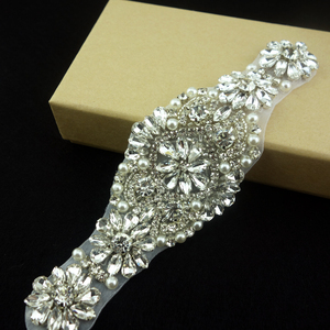 Garnitures en cristal de strass pour femmes, fait main, à coudre sur ou à repasser sur des appliques pour robe de mariée, ceinture, <span class=keywords><strong>porte</strong></span>-jarretelles pour la tête, accessoires de chaussures - Product Image 5