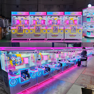 Máy trò chơi điện tử kết hợp máy kẹp thú bông mini + máy kẹp quà tặng, hoạt động bằng tiền xu, phiên bản tiếng Anh - Product Image 4